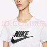 耐克女純棉標志T恤春季印花輕便休閑柔軟FUTURA舒適NIKE DX7907 100白/黑 XL 曬單實(shí)拍圖