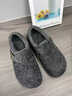 ZHR內增高加絨勃肯鞋女新款保暖毛毛棉鞋全包雪地靴 JQ07FFB深灰色37 曬單實(shí)拍圖
