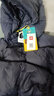 鵝小寶冬季新款男女童裝羽絨服兒童短款中大童連帽白鵝絨服輕盈保暖外套 藏青色 150 【鵝絨-130g】 曬單實(shí)拍圖
