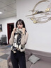 CHANEELR & KARITH圍巾2025新款女士秋冬時(shí)尚高級感黑白保暖披肩生日圣誕禮物送女友 黑白 曬單實(shí)拍圖