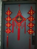 星密途中國結福字風(fēng)水掛件桃木掛飾鎮宅高檔客廳玄關(guān)喬遷之喜搬家禮物 【三件套】升級特大號-滿(mǎn)圈玫瑰20朵-四季平安家 新房布置過(guò)年高檔大氣中國紅 曬單實(shí)拍圖