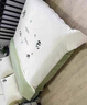 雅鹿南通牛奶絨四件套冬季加厚加絨卡通毛巾繡被套200x230cm床上用品 熊貓寶貝-米黃+豆綠【牛奶絨毛巾繡】 床單款 1.8m四件套-被套200x230 曬單實(shí)拍圖