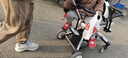 佳若琪雙胞胎嬰兒推車(chē)遛娃神器雙人前后坐輕便可折疊二胎寶寶兒童手推車(chē) 白色藍傘【鋁合金+可折疊+墊子】 曬單實(shí)拍圖