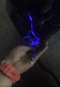 迪加倫 創(chuàng  )意炫酷流光 蘋(píng)果手機快充數據線(xiàn) 發(fā)光跑馬燈14 USB充電線(xiàn)器 藍 曬單實(shí)拍圖