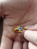 中國珠寶星星黃金戒指女足金開(kāi)口戒生日禮物送女朋友老婆 金重約2.8g【足金戒指】 曬單實(shí)拍圖