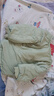 歡喜小熊 嬰幼兒秋冬棉襖冬季夾棉外套衣服寶寶棉服加厚新款棉衣 淺綠色 100 (建議2-3歲身高90-100cm) 曬單實(shí)拍圖