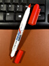 uni三菱（uni）PD-153T雙頭光盤(pán)筆（細0.4mm/粗0.9mm）辦公用速干記號筆 紅色 單支裝 曬單實(shí)拍圖