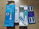 歐樂(lè )-B(Oral-B)歐樂(lè )b電動(dòng)牙刷博朗充電旋轉式成人款D12D100圓頭旋轉聲波 d12套裝含9個(gè)刷頭綠色 曬單實(shí)拍圖