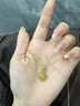 中國黃金（CHINA GOLD）四葉草18k金項鏈女彩金吊墜首飾生日禮物送女友老婆結婚紀念日 精美禮盒【請勿拍】 曬單實(shí)拍圖