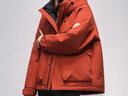 鴨鴨品牌正品派克羽絨服女士2025冬季新款戶(hù)外工裝連帽加厚保暖外套男 砂巖紅色 L (175) 曬單實(shí)拍圖