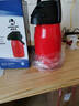 玻璃內膽氣壓式熱水瓶保溫瓶保溫壺暖瓶暖壺小容量1.5升精致水壺 1.5升紅色玻璃內膽24小時(shí)保溫 曬單實(shí)拍圖