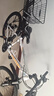 飛鴿（FG FLYING PIGEON） 自行車(chē)成人男女山地車(chē) 變速學(xué)生上班代步減震單車(chē) 鋼架【輻條輪】白紅 24寸 24速高配 曬單實(shí)拍圖