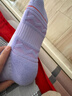 LE.200運動(dòng)襪子女中筒純棉秋冬季保暖羽毛球專(zhuān)業(yè)跑步吸汗防臭毛巾底健身 紫色-專(zhuān)業(yè)運動(dòng)襪-3雙裝 均碼 曬單實(shí)拍圖