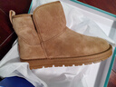 意爾康男鞋冬季加絨保暖男棉鞋簡(jiǎn)約復古男士雪地靴 96129W 駝色 41 曬單實(shí)拍圖