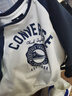 Converse匡威兒童裝男童衛衣冬季新款中大童插肩袖上衣加絨打底衫 藏青藍 150 /72 【建議身高140-152cm】 曬單實(shí)拍圖