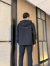 杰克·瓊斯（JACK&JONES）男裝潮流春秋季外套男士連帽防風(fēng)上衣戶(hù)外休閑夾克短款百搭外套男 E41黑色-1 L (180) 曬單實(shí)拍圖