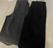 初語(yǔ)通勤廓形休閑褲女2024秋冬新款仿毛呢保暖氣質(zhì)九分褲哈倫褲 黑色 XL 曬單實(shí)拍圖
