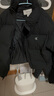 Calvin KleinJeans秋冬女士舒適ck輕柔90絨休閑通勤刺繡立領(lǐng)連帽羽絨服外套 UB1-太空黑 XS 曬單實(shí)拍圖