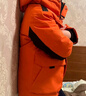 波司登（BOSIDENG）25款羽絨服送禮物男女童5A抗菌極寒連帽加厚親子新年紅外套本命年 波波暖橙2284 130 /64 約 115-130cm 26kg 曬單實(shí)拍圖
