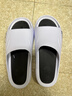 回力男士防滑耐磨時(shí)尚潮流涼拖鞋pvc浴室家居百搭拖鞋夏季 白黑 44 45 曬單實(shí)拍圖