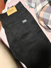 JEEP SPIRIT吉普牛仔褲男修身韓版秋冬季褲子男士休閑褲彈力男褲 黑色 33 曬單實(shí)拍圖