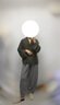 UNICA/松緊腰寬松舒適創(chuàng)新神褲康賽妮羊絨抽繩束口燈籠休閑褲長褲 【 雪花灰 】100%山羊絨 L 【現(xiàn)貨48小時發(fā)】 曬單實拍圖