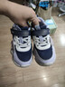 特步兒童休閑鞋春季女童小童魔術(shù)貼輕便透氣時(shí)尚百搭經(jīng)典老爹鞋 烏紫色/雪青紫 29 曬單實(shí)拍圖