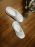 BAIHOU白猴矯正扁平足透氣防腳汗厚底足弓支撐糾正功能涼拖鞋 白色44-45 曬單實(shí)拍圖