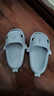 玉極虞二代黑色鯊魚(yú)拖鞋男夏季防滑居家踩屎感女ins外穿 時(shí)尚雙色防滑加厚eva鯊魚(yú)藍色居 24-25 4.0厚底 曬單實(shí)拍圖