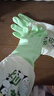丁晴洗碗手套女廚房耐用型加長(cháng)防水家務(wù)清潔洗衣服專(zhuān)用一體絨加絨加厚 奶綠【1雙】50cm長(cháng)款加絨 曬單實(shí)拍圖