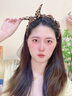 銀瑜蝴蝶結豹紋發(fā)箍女高顱頂2026新款日常外戴發(fā)帶洗臉頭箍壓發(fā)卡頭飾 豹紋咖蝴蝶結發(fā)箍 曬單實(shí)拍圖