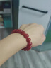 潮之夢(mèng)紅瑪瑙手串8A級本命年手鏈男女寬轉運珠紅色水晶佛珠飾品 紅瑪瑙14mm 曬單實(shí)拍圖