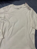 優(yōu)衣庫男女裝柔軟圓領(lǐng)T恤長(cháng)袖純色純棉休閑上衣打底469940 460319 469940/00白色 M 曬單實(shí)拍圖