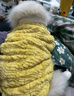 華元寵具（hoopet）貓咪衣服秋冬保暖防掉毛小狗狗衣服比熊德文布偶幼貓棉衣寵物冬裝 富貴兔毛小外套黃【內里加絨】 M：胸圍40cm-建議5-7斤 曬單實(shí)拍圖