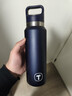 特百惠（Tupperware）純鈦保溫杯520ml鈦杯便攜水杯子大容量男女士高檔戶(hù)外露營(yíng) 夜海藍 曬單實(shí)拍圖