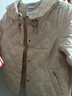 巴拉巴拉（BALABALA）女童棉服國風(fēng)秋裝【中國國家博物館IP】拜年服 淺駝50017 110cm 曬單實(shí)拍圖