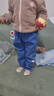 JELLYBABY[遠紅外鎖溫]牛仔褲女童小女孩直筒褲兒童秋冬款時(shí)髦長(cháng)褲寶寶褲子 曬單實(shí)拍圖