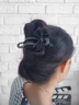兩世歡黑色蝴蝶結閃鉆鴨嘴夾發(fā)夾后腦勺大號抓夾女高級感2025新款一字夾 黑領(lǐng)結水鉆鴨夾（主圖款） 曬單實(shí)拍圖