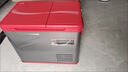 冰虎車(chē)載冰箱冷凍冷藏便攜式車(chē)家兩用結實(shí)耐用壓縮機制冷 中國紅HS49 車(chē)家兩用 雙溫雙控帶燈可連藍牙鋁倉 40L 曬單實(shí)拍圖