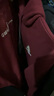 杰克·瓊斯（JACK&JONES）【紅運系列】騏驥紅色衛衣男2026馬年冬季新款連帽寬松休閑帽衫 E17酒紅 常規 M （175） 曬單實(shí)拍圖