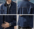 JEEP牛仔襯衫男雙口袋男襯衣2025秋冬款休閑寬松長(cháng)袖百搭外套男上裝 曬單實(shí)拍圖