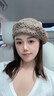 章若楠同款手工鉤針貝雷帽女秋氛圍感百搭畫(huà)家帽顯臉小針織帽子冬 咖啡色 手工勾花針織貝雷帽 均碼 曬單實(shí)拍圖
