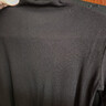 拉夏貝爾半高領(lǐng)打底衫女內搭秋冬新款高級感緊身螺紋長(cháng)袖上衣 黑色 M 曬單實(shí)拍圖