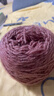 3兩松鼠絨毛線(xiàn)團中粗線(xiàn)手工編織diy勾帽子線(xiàn)毛衣材料寶寶絨線(xiàn)手編 08皮粉 曬單實(shí)拍圖
