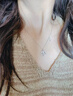 VIGG心愿流星銀項鏈女吊墜情人節生日禮物表白紀念日送女友老婆首飾 心愿流星項鏈【京倉次日達】 曬單實(shí)拍圖