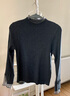 香影劉些寧同款香影灰色針織衫女2025秋季新款含羊毛修身顯瘦套頭上衣 深灰 M 160/84A/95-110斤 曬單實(shí)拍圖