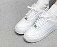 和誠鞋業(yè)莆田aj男鞋泡泡糖三太子加絨板鞋 空軍一號-純白 44 曬單實(shí)拍圖