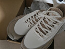 鴻星爾克女鞋運動(dòng)鞋秋季厚底老爹鞋舒適女子休閑鞋革面簡(jiǎn)約鞋子女甜心2.0 微晶白/霧灰棕 38 曬單實(shí)拍圖