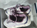 FILA 斐樂(lè )官方女鞋可頌鞋運動(dòng)鞋2025冬季新款鞋子厚底面包休閑鞋 浪漫紫/雨霧灰-ON 38.5 曬單實(shí)拍圖
