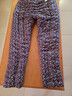 棉褲女純手工棉花褲冬裝加厚寬松中老年人奶奶保暖高腰媽媽長(cháng)棉褲 紫色碎花 4XL 高155-174重145-160斤） 曬單實(shí)拍圖